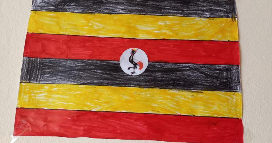 Uganda Flagge